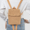Woven Cotton Mini Backpack