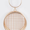 Metal Wire Round Clutch