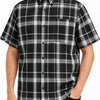 Old School Checkered Button Down Short Sleeve Shirt