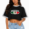 Short Sleeve Cotton Mexico Print Shirt