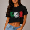 Short Sleeve Cotton Mexico Print Shirt