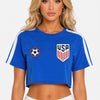 Short Sleeve Cotton Usa Print Shirt