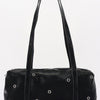Vegan Leather Eyelet Studded Rectanglar Bag