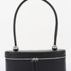 Vegan Leather Long Box Shoulder Bag