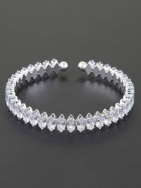 The Vega Marquise Cuff – marquise cubic zirconia cuff bracelet, view 3