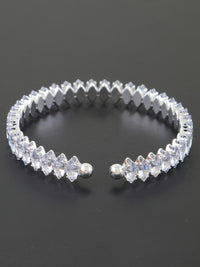 The Vega Marquise Cuff – marquise cubic zirconia cuff bracelet, view 4