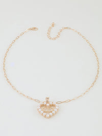The Elodie Lariat Necklace – hammered teardrop lariat necklace, view 3