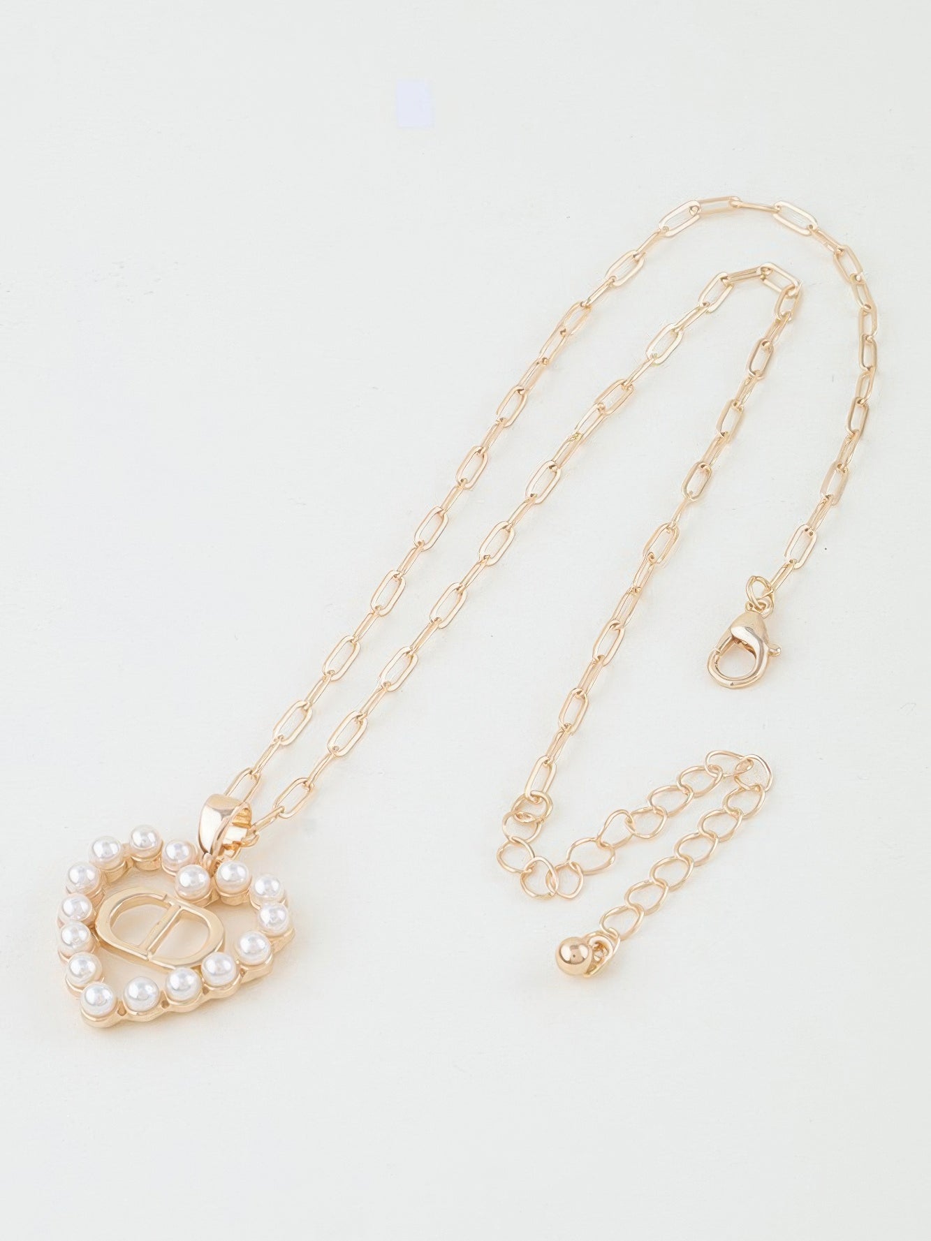 The Elodie Lariat Necklace – hammered teardrop lariat necklace, view 4
