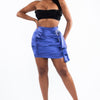 Asymmetric Ruffled Mini Skirt