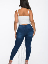 The Lark Ruffle Cami Crop Top in white, alternate view