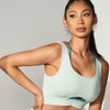 Sports Bra With Front Cut Out