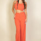 Solid Tank Top & Wide Leg Pants