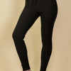 Tie-Front Ribbed Lounge Leggings