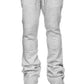 Men's Solid Stacked Flared Sweat Pants