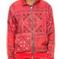 Mens Paisley Bandana Track Jacket