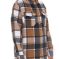 Mens Checkered Soft Flannel Shacket