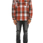 Mens Checkered Soft Flannel Shacket