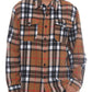 Mens Checkered Soft Flannel Shacket