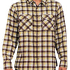 Regular Fit Checker Plaid Flannel Long Sleeve