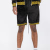 Status Print Velour Shorts Suede Shorts