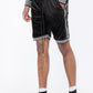 Status Print Velour Shorts Suede Shorts