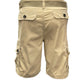 Mens Belted Cargo Shorts With Pockets