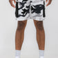 Mens Full Camo Sweat Shorts