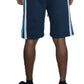 Mens Color Block Stripe Sweat Shorts