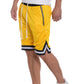 Striped Band Solid Basketball Shorts