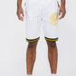 Mens Black And Gold Detail Shorts