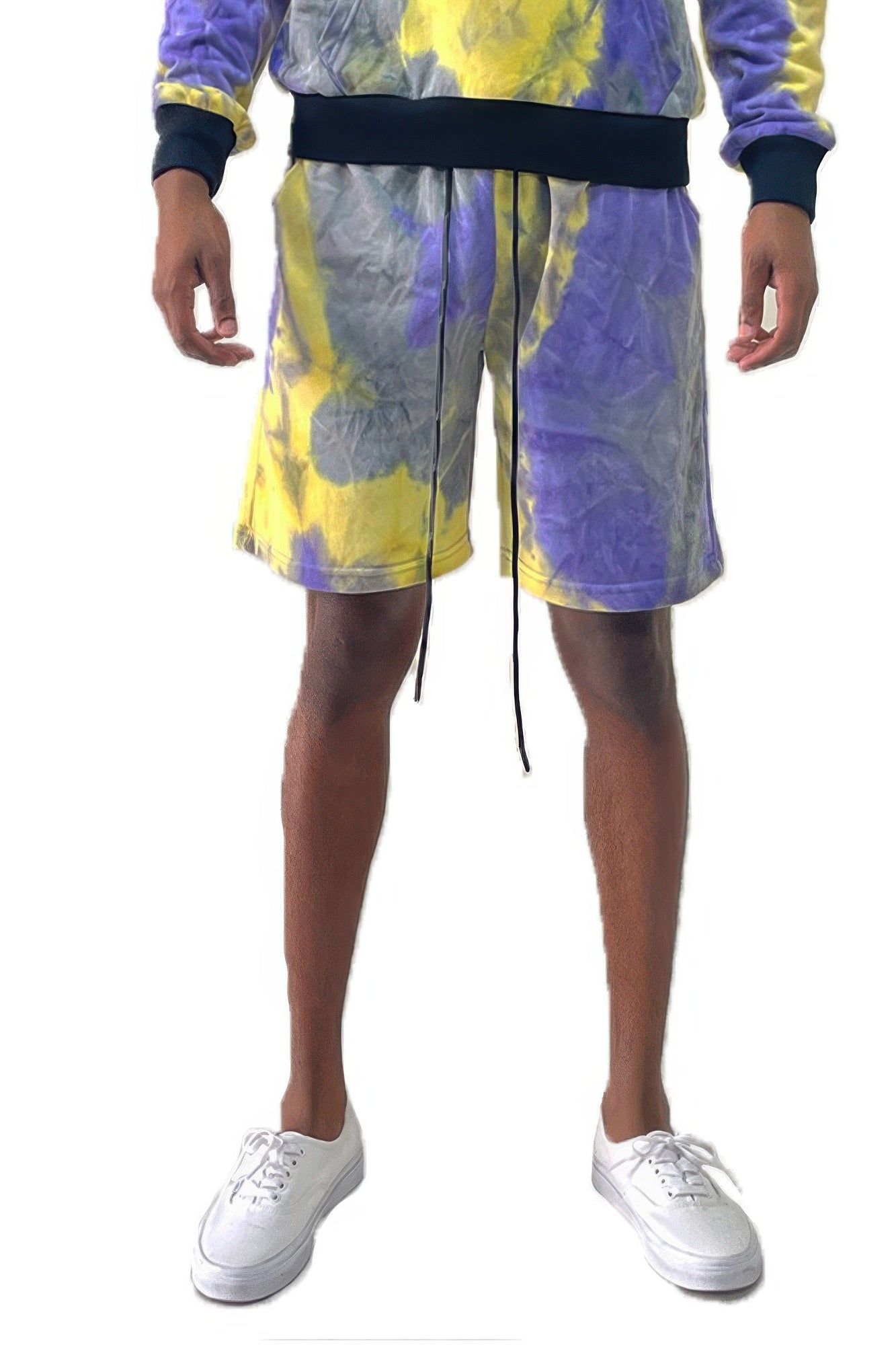 Mens Tye Dye Sweat Shorts