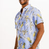 Hawaiian Print Button Down Shirt