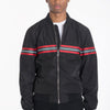 Luxury Woven Taped Bomber Jacket