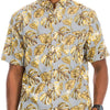 Hawaiian Print Button Down Shirt