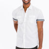 Casual Short Sleeve Solid Shirts