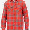 Long Sleeve Flannel Full Plaid Checkered Shirt