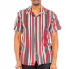 Vertical Print Button Down Shirt