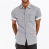 Men's Casual Short Sleeve Solid Shirts