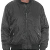 Mens Solid Padded Bomber Jacket