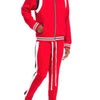 Mens Two Stripe Track Pants Track Jacket Set