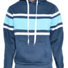 Solid With Three Stripe Pullover Hoodie