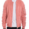 Mirosuede Scrunched Bomber Jacket