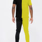 Two Tone Color Block Track Pant Jogger