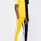 Two Tone Color Block Track Pant Jogger