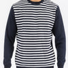 Knitted Round Neck Striped Sweater