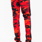 Full Camo With Stripe Track Bottom Pants