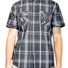 Men's Casual Short Sleeve Plaid Shirts