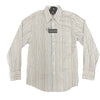 Michael Brandon Long Sleeve Striped Shirt