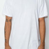 White Seam Elongate Tee