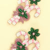 Christmas Candy Cane Post Earrings